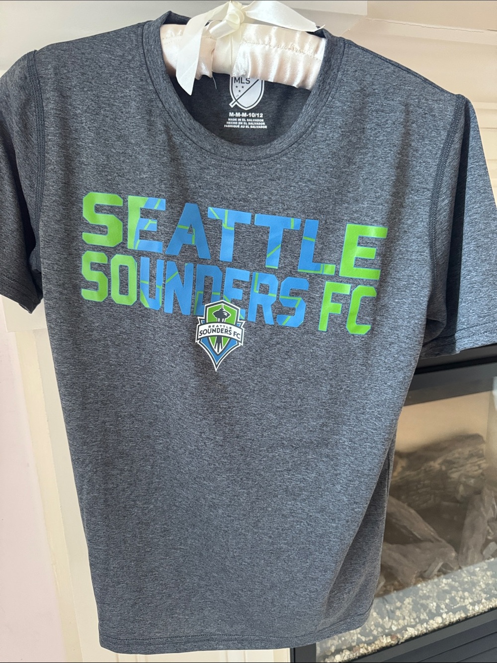 MLS Seattle Sounders FC Grey Kids Short Sleeve Tee
